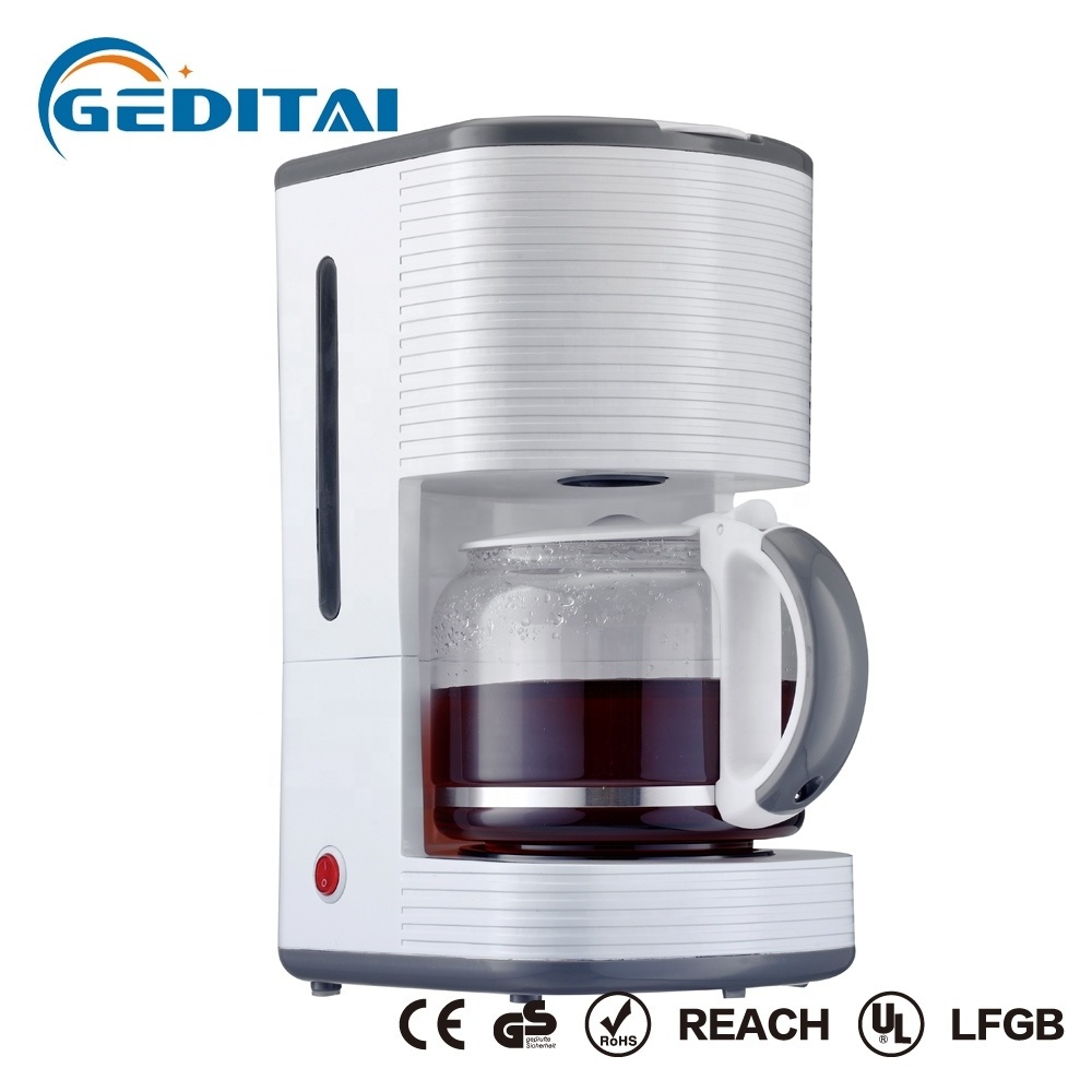 Top sale high quality professional filter espresso cappuccino coffee maker 1.2L 800W coffee maker