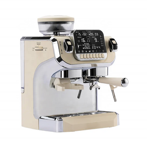 Professional 15 Bar Semi Automatic Coffee Bean Grinder Cappuccino Espresso Coffee Maker Machine With Milk Frother Coffee maker