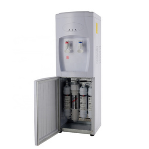 floor standing water dispenser with 5 stage filters  RO system water pipe connection dispenser