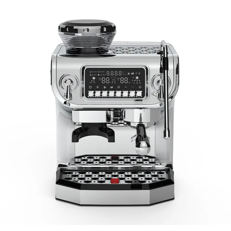 2023 New Design Italian Cappuccino Coffee Machine Professional Automatic Espresso Coffee Machine With Steamer Coffee Machine