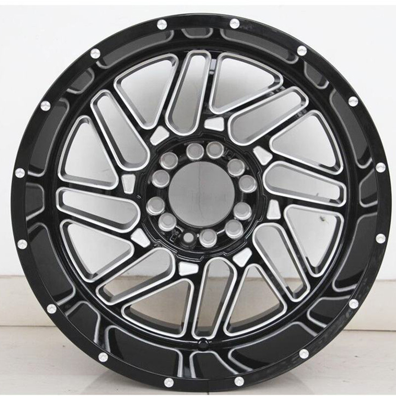 Touring Car & RV Wheels 20 22 Inch Rims Aluminium Alloy Black Classic Deep Dish 4x4 Wholesale Cast Wheels For SUV