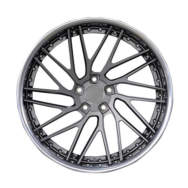 Forged Wheels 2 Piece Rims 18 19 20 21 22 23 24 26 Inch 4 5 6 Holes Sport Deep Dish Customized Lightweight Racing Car Wheels