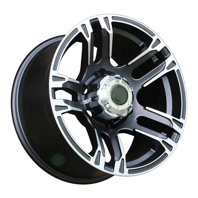 Car Alloy Wheels 15 16 17 18 Inch 5 6 10 12 Holes Black Cool Concave Design 4x4 Wholesale Cast Rims For SUV