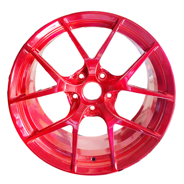 Forged Alloy Wheels 17 18 19 20 21 22 23 24 25 26 Inch Unique Wheel Modified Rim Flower Red Lip Black Chrome Pink Car Rims