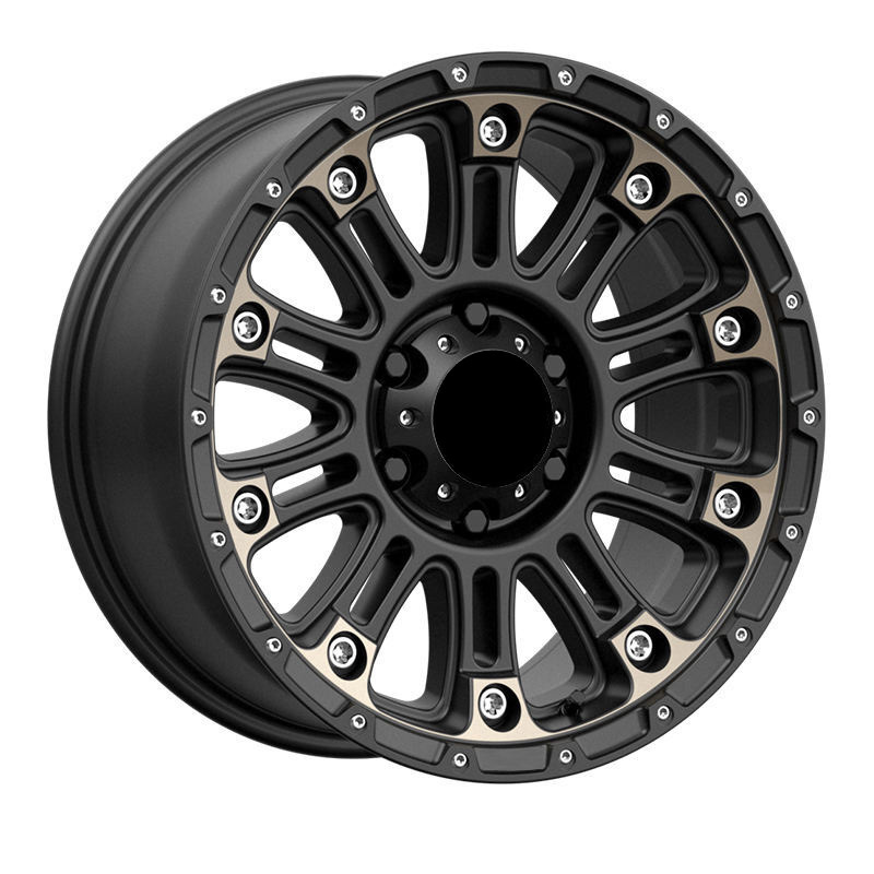 Car Rims Alloy Wheel 17 Inch Rims OEM Customized Aluminium Black Cool Multi Spokes 4x4 Wholesale Cast Wheels For SUV