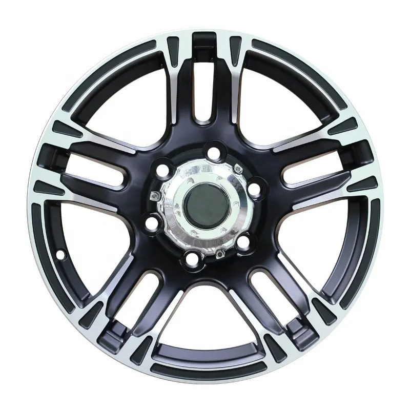 Car Alloy Wheels 15 16 17 18 Inch 5 6 10 12 Holes Black Cool Concave Design 4x4 Wholesale Cast Rims For SUV