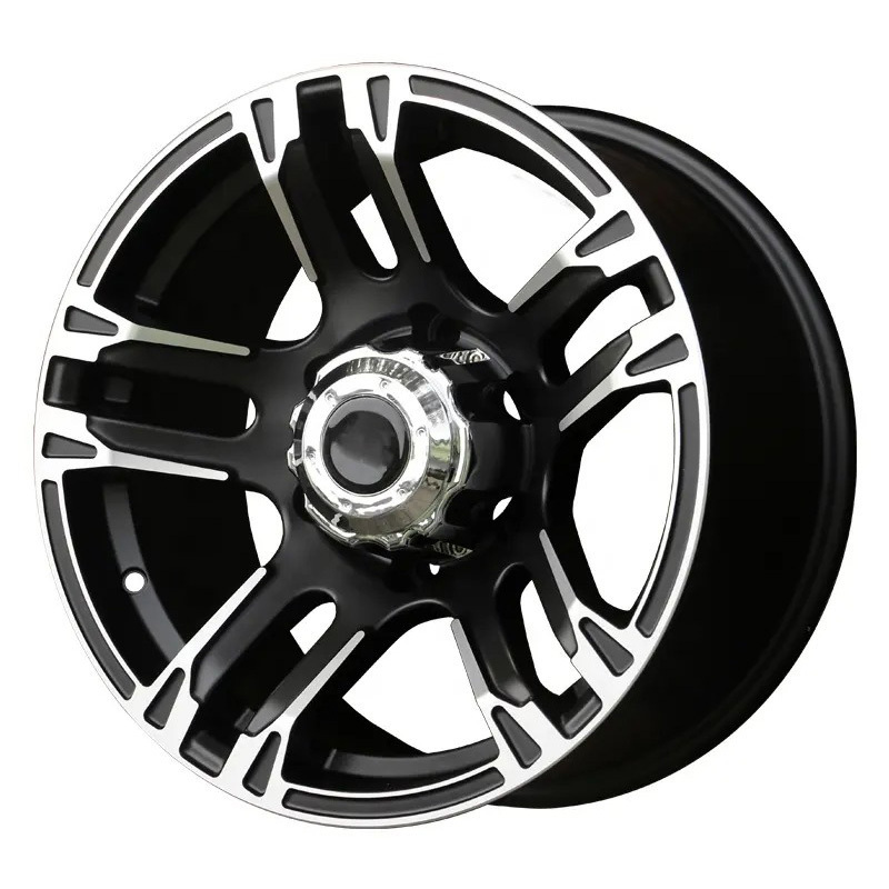 Car Alloy Wheels 15 16 17 18 Inch 5 6 10 12 Holes Black Cool Concave Design 4x4 Wholesale Cast Rims For SUV