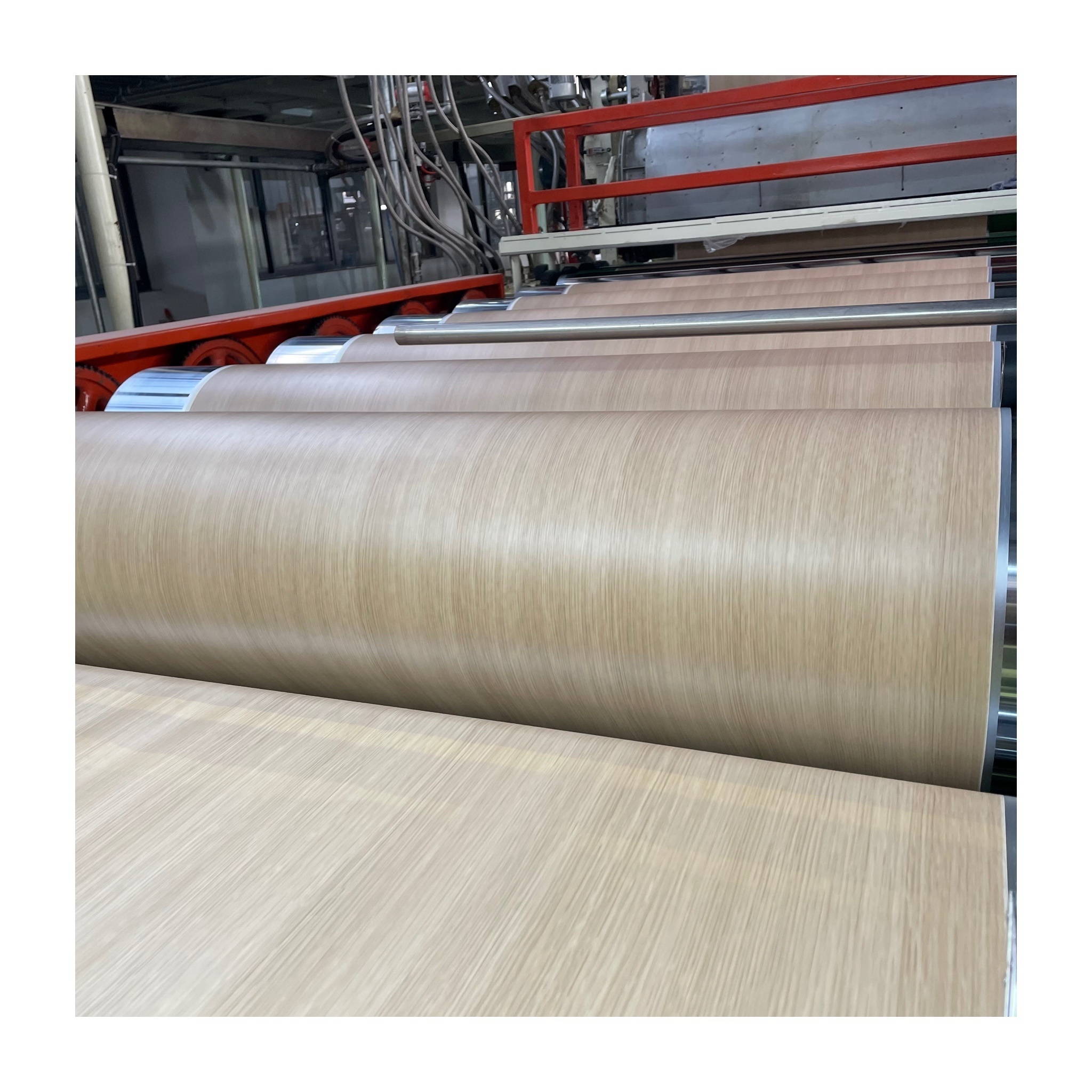 Hot sell high end 0.16mm thickness decorative wood grain pvc film foil rolls for MDF door/Furniture