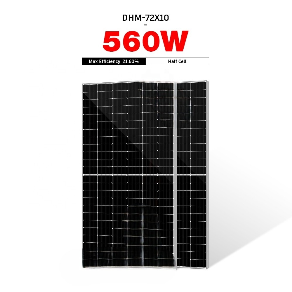 Solar Energy Panels 550 Watts High Efficient Mono Photovoltaic 540W 550 W 560W Black Solar Panels