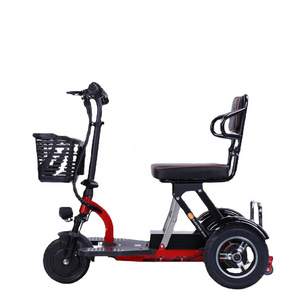 folding electric tricycle elderly scooter leisure disabled car adult mini wheelchair electric mobility scooter for the elderly