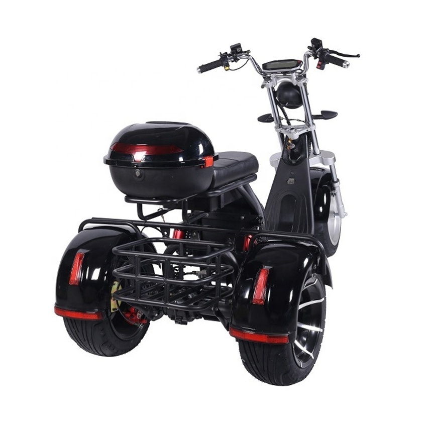 Adult  3000W 60V 1 person electric tricycles electric tricycles 3 wheel electric scooters 3-wheel electric tricycles