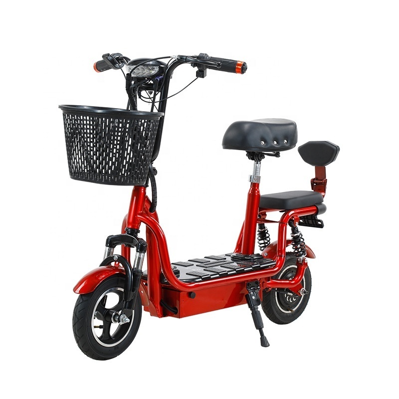 double seat small women's scooter parent-child pick-up children household battery car electric scooter with seat