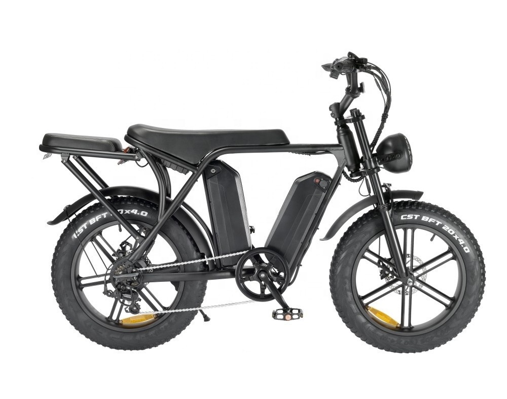 30ah 20-inch 500W 750W 7-speed  electric bicycle snow fat bike elettrica 20 zoll ebike e cycle bike electric hybrid