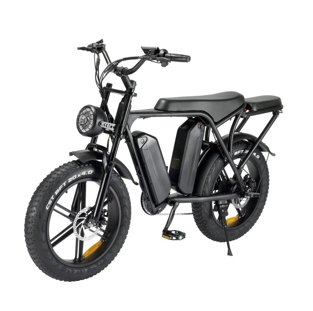 30ah 20-inch 500W 750W 7-speed  electric bicycle snow fat bike elettrica 20 zoll ebike e cycle bike electric hybrid