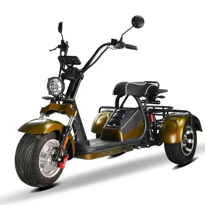 1000W/1500W/2000W new model 3 wheels colourful electric scooter ciycoco scooter moped moto electrique motocyclette electrique