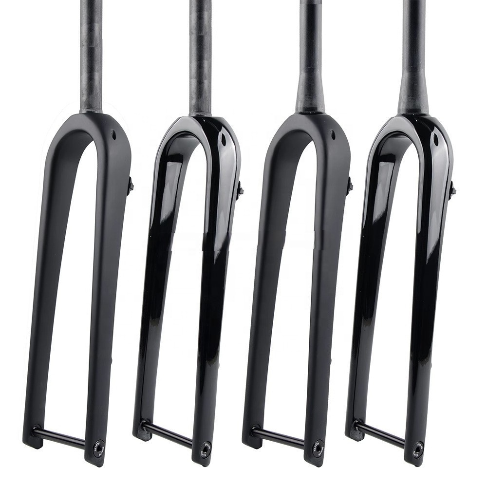 Carbon fiber bicycle front fork 700C carbon fiber gravel bike fork carbon fiber bike fork