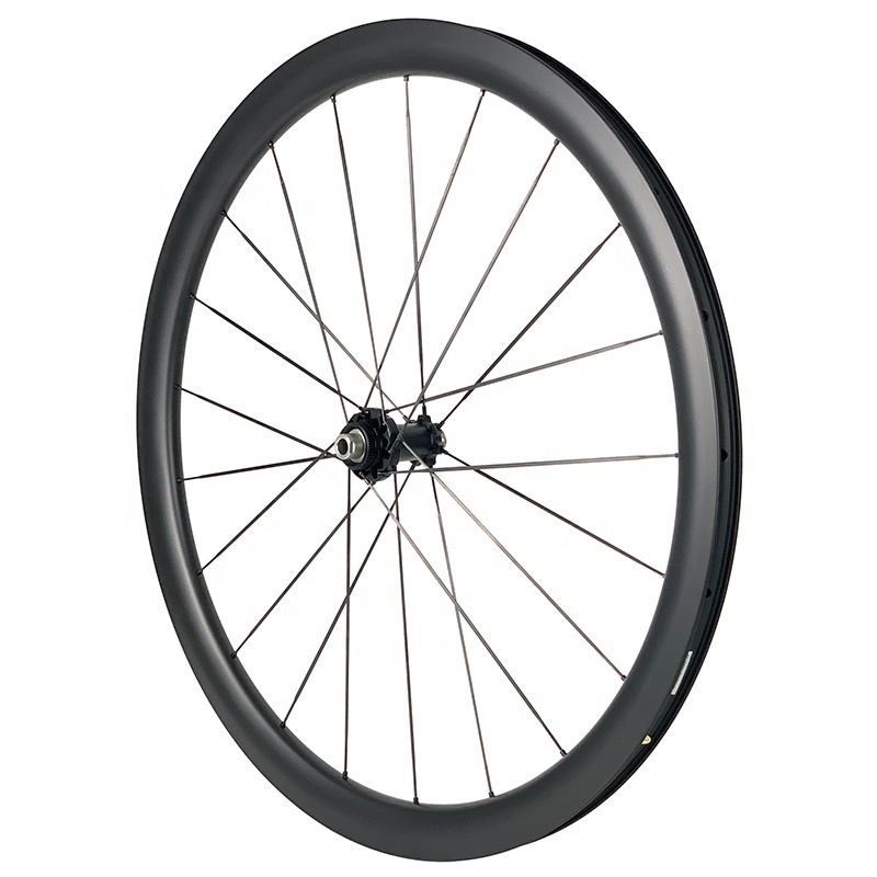 carbon fiber road bike wheelset disc 700c carbon spoke wheeselt disc brake ceramic bearing road and gravel 40mm depth wheelset