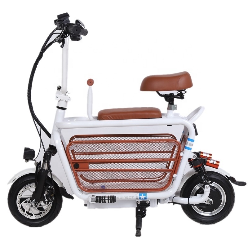 Electric Scooter adult lady parent-child baby mini pet double folding  scooter battery car elektro scooter