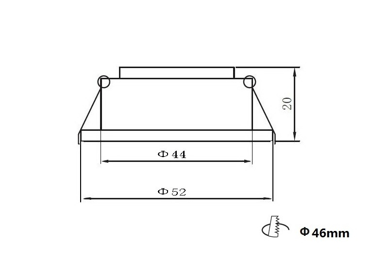 High CRI 3w mini led under cabinet puck light