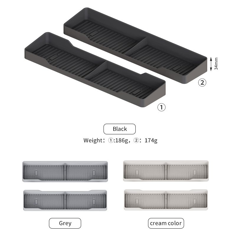 Kitchen White Silicone Organizer Over The Stove Spice Rack Seasoning Storage Rack Magnetic Shelf For Stove Top