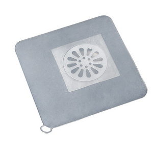 Eco-friendly Reusable square floor drain cover Strainer  Hair Catcher overflow drain cover for  Bathroom Bathtub