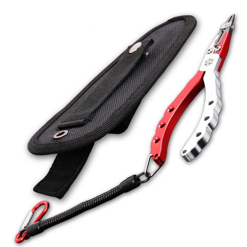 Wholesale fishing split ring pliers stainless steel for fishing