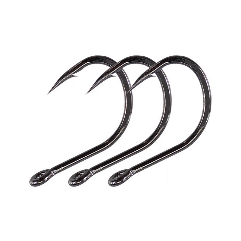 Big hooks 1/0#-10/0# 5pcs/bag big game fishing hooks bone fish hook for fishing tuna