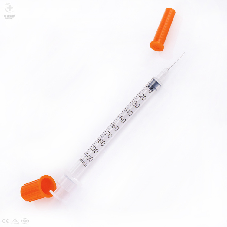 Free Sterile Injection 0.3ml 0.5ml 1ml Insulin Pen Syringe With Needle