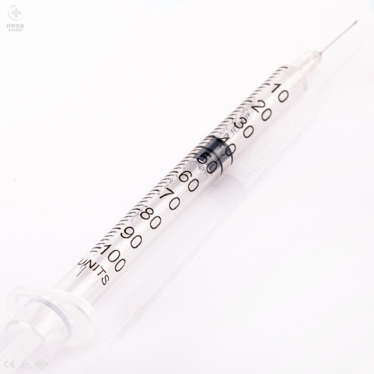 Free Sterile Injection 0.3ml 0.5ml 1ml Insulin Pen Syringe With Needle