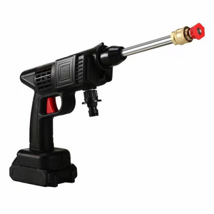 Lithium Battery Car Wash Foam Water Spray Gun 21V Cordless Washer Portable High Pressure Cleaner Kit