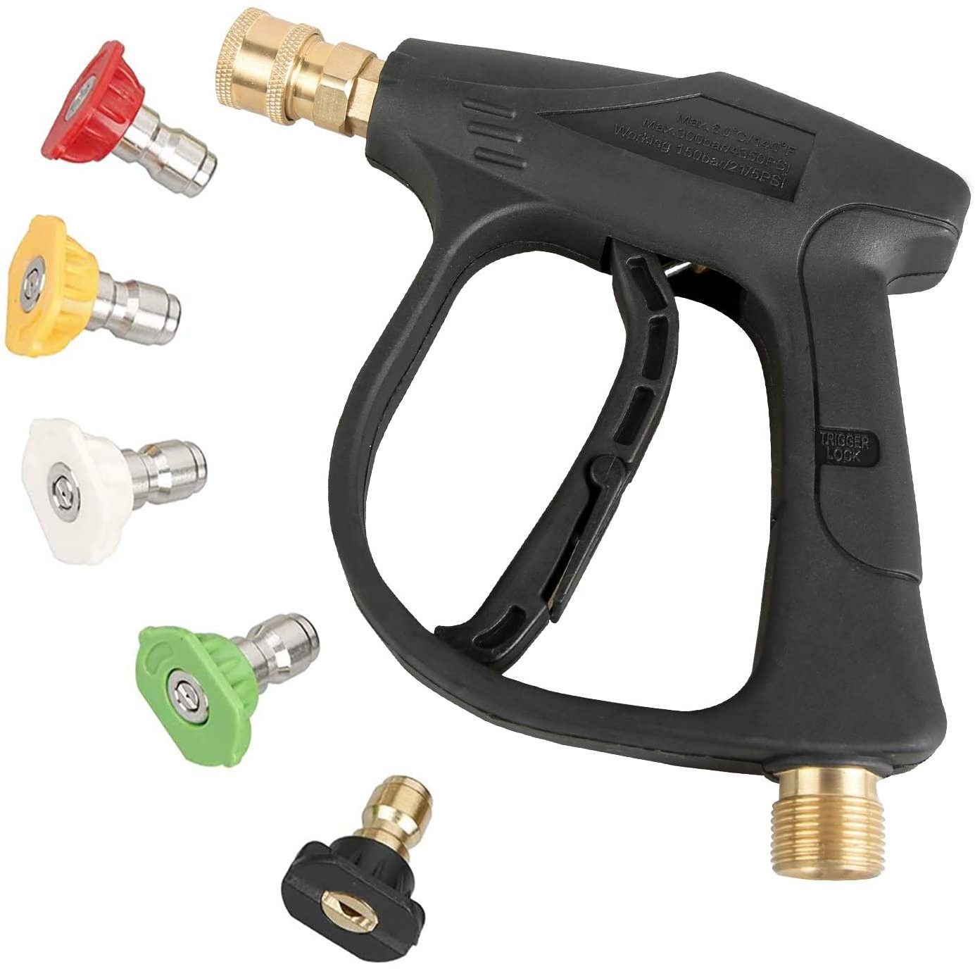 Power Pressure Washer Short Water Sprayer Wand Spray Gun Kit