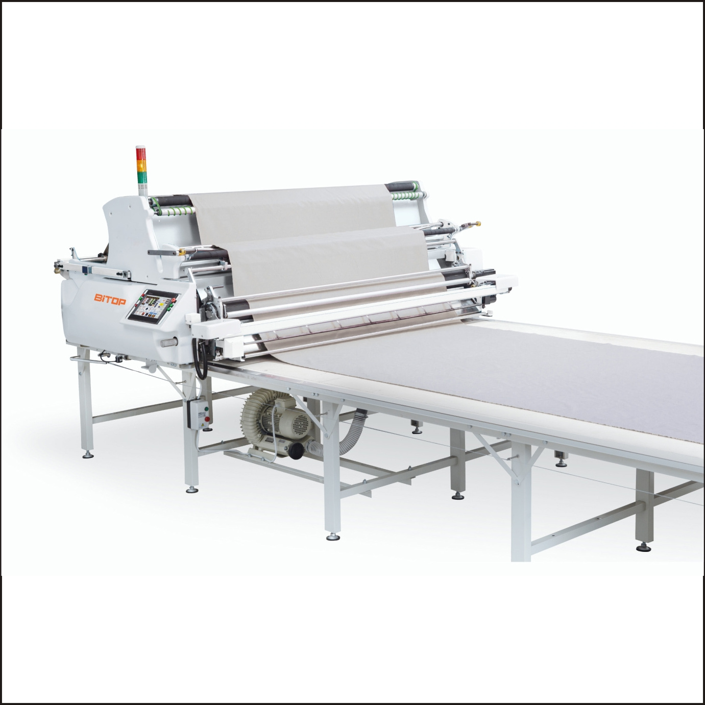 Garment industry automatic fabric spreader machine roll spread