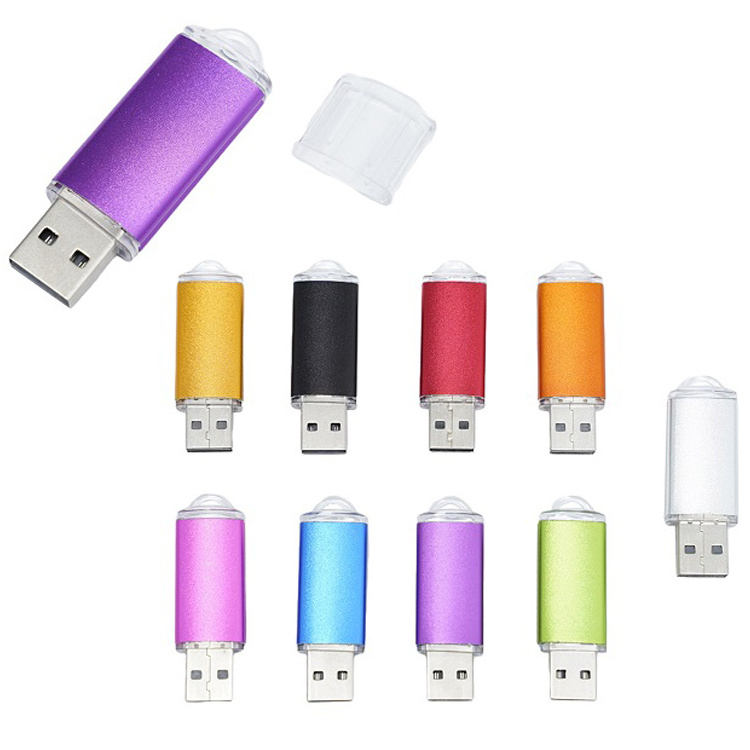 Wholesale bulk cheap colorful metal usb pen drive personalized flash drive 2.0 3.0 2gb 4gb 8gb 16gb 32gb 64gb metal flash memory