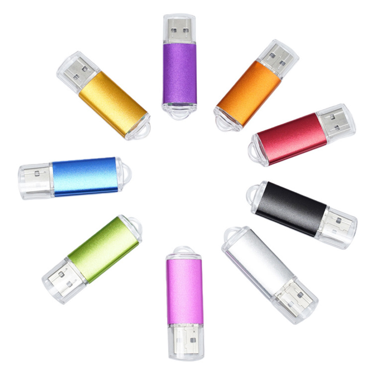 Wholesale bulk cheap colorful metal usb pen drive personalized flash drive 2.0 3.0 2gb 4gb 8gb 16gb 32gb 64gb metal flash memory