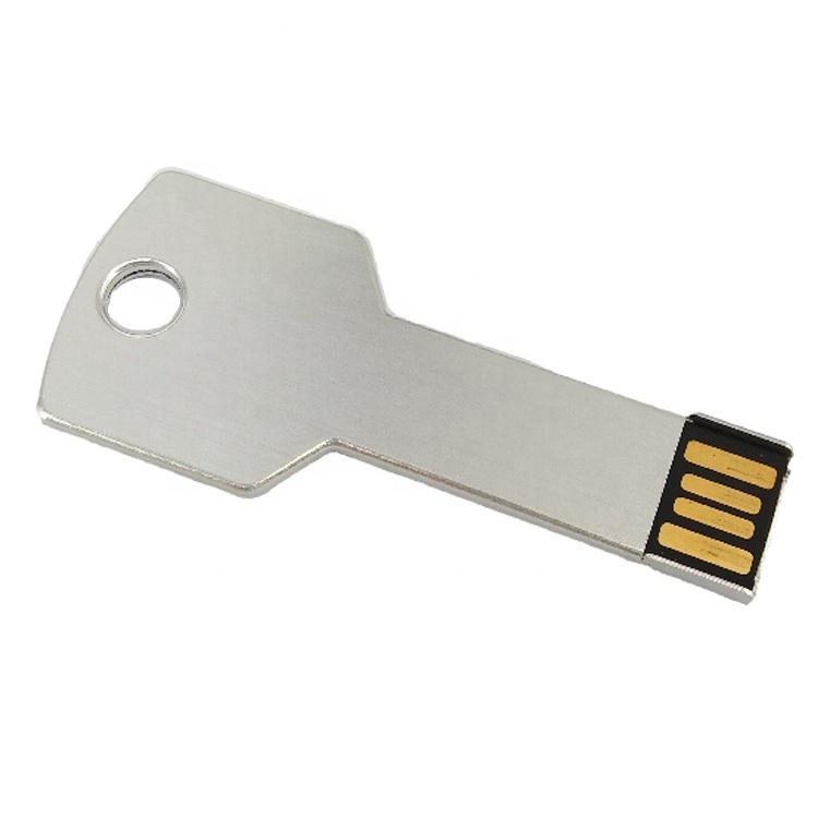 Free data preload Metal key shape USB Flash Drive high quality 2.0 Pen Drive cles usb 32go logo 16GB 8GB 4GB 2GB 64GB pendrive