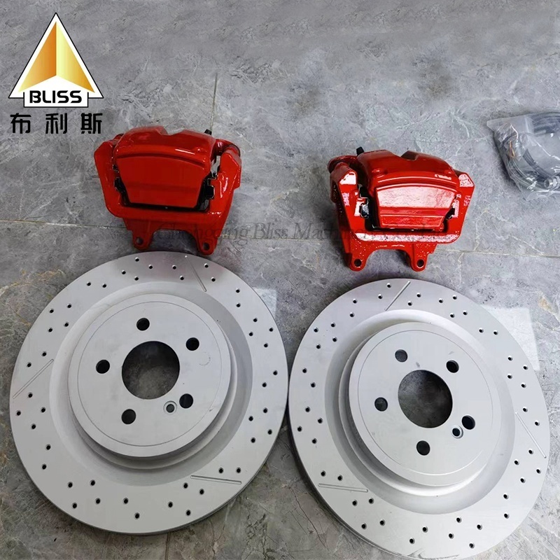 Modified Brake Caliper 1 Piston 4 Port AMG4 AMG1 A45 Racing Brake Caliper Big Brake Kit For Old Mercedes-Benz CLA GLA  GLB