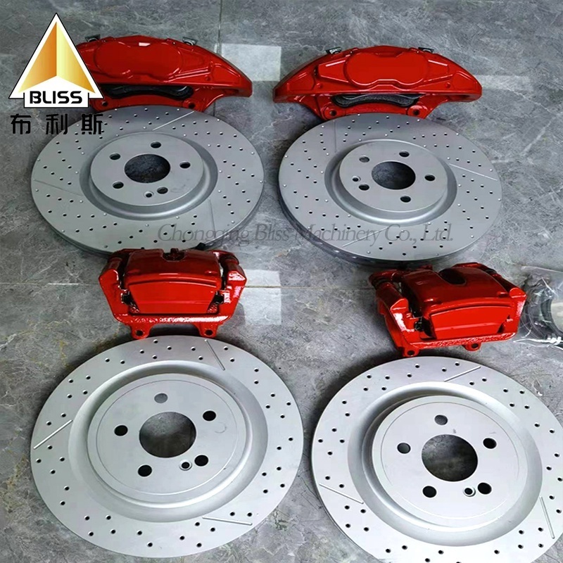 Modified Brake Caliper 1 Piston 4 Port AMG4 AMG1 A45 Racing Brake Caliper Big Brake Kit For Old Mercedes-Benz CLA GLA  GLB