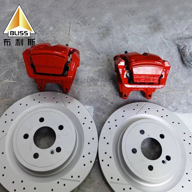 Modified Brake Caliper 1 Piston 4 Port AMG4 AMG1 A45 Racing Brake Caliper Big Brake Kit For Old Mercedes-Benz CLA GLA  GLB