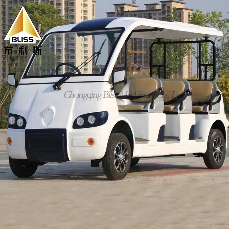 Custom Sightseeing Car Motor 60V 72V 4KW 8 Seat Electric Golf Cart 8 Person Golf Cart Tour Car