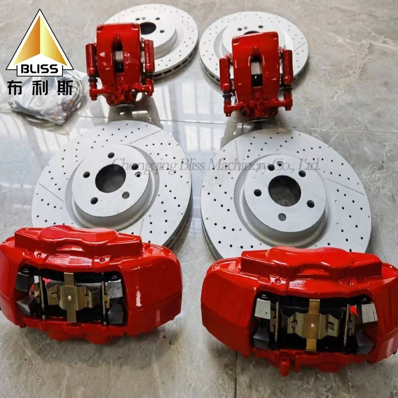 Modified Brake Caliper 1 Piston 4 Port AMG4 AMG1 A45 Racing Brake Caliper Big Brake Kit For Old Mercedes-Benz CLA GLA  GLB