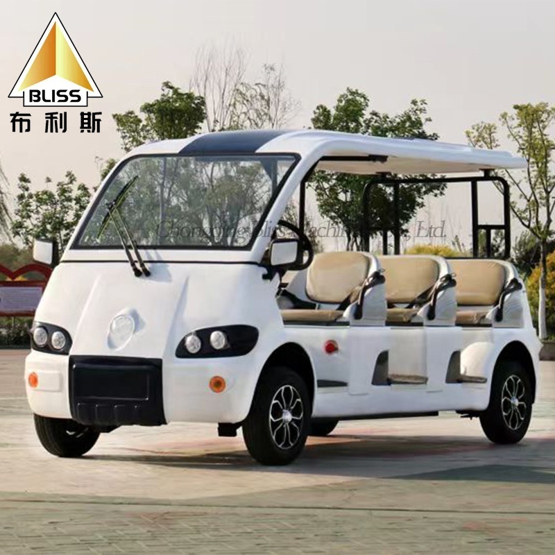 Custom Sightseeing Car Motor 60V 72V 4KW 8 Seat Electric Golf Cart 8 Person Golf Cart Tour Car