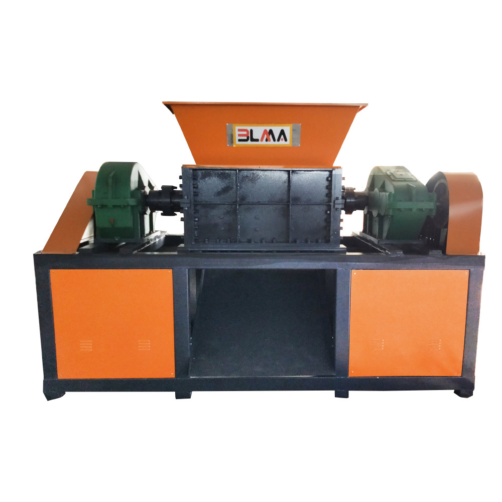 Msw hdd 100hp tree branch small wood plastic chipper pallet e-waste shredder for sale