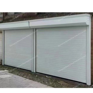 Security Exterior Automatic Steel Turbine Wholesale Rolling Single Sliding Shutter Garage Doors