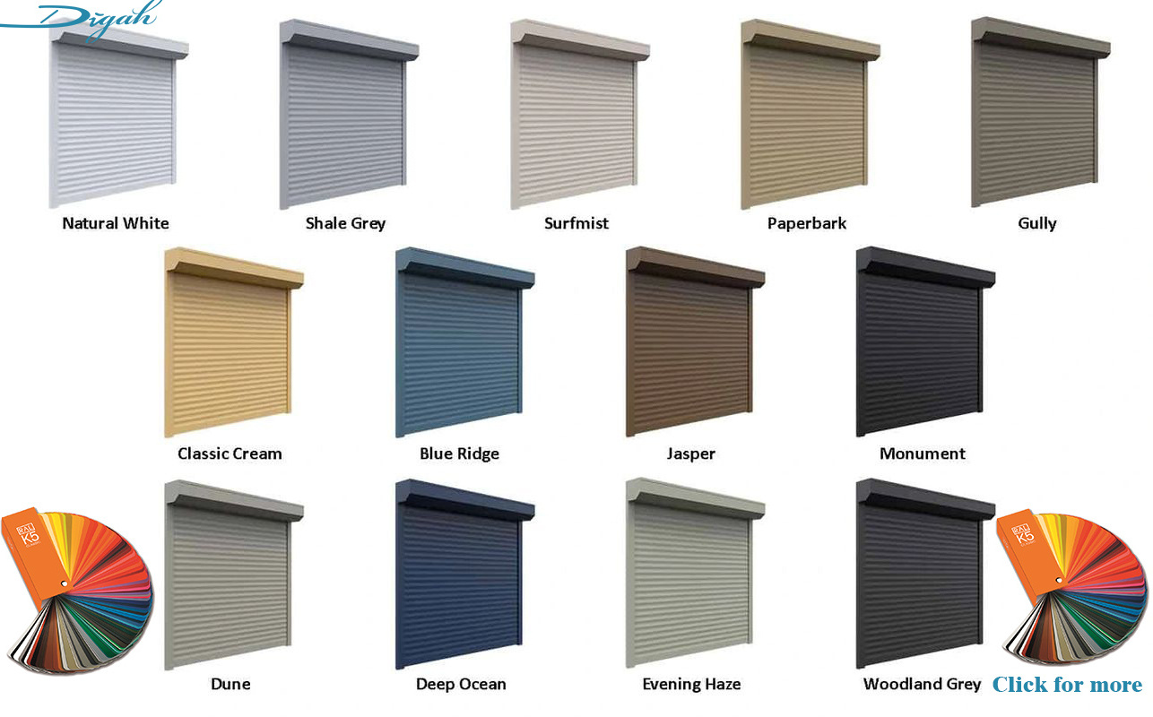 High Quality Roller Shutter Door Made of Aluminum Alloy or Galvanized Steel, Roll up Shutter Door