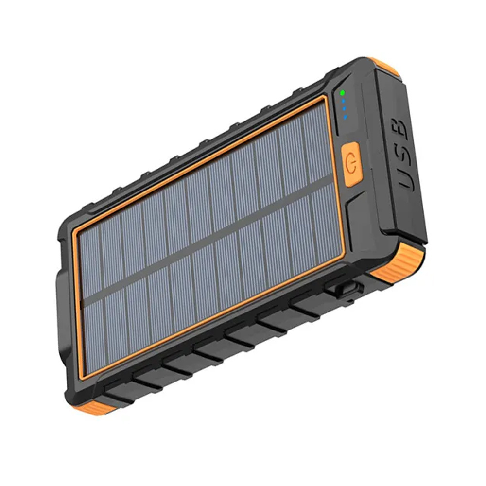 Hot Trending Wholesale Wireless Solar Mobile Charger Portable Power Bank 10000mah with 2 Strong Flashlights and Compass Outdoor