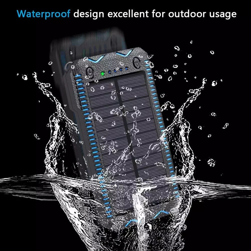 Digibloom Cigarette Lighter Waterproof 10000mAh Solar Power Bank