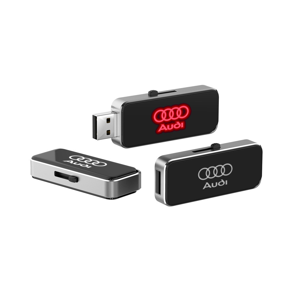 Digibloom New arrival LED customize logo 64GB USB Flash Drive 32GB USB KEY