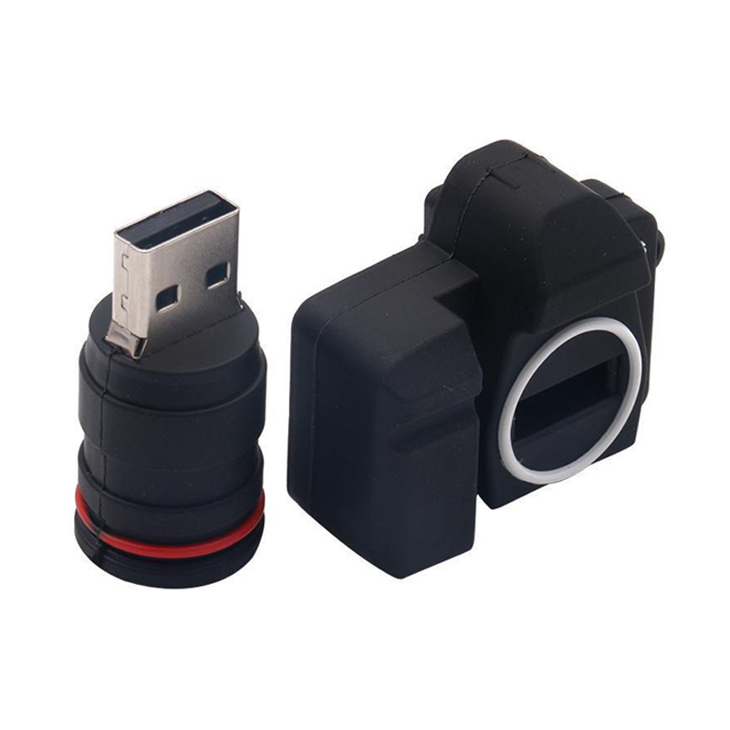 DIGIBLOOM Promotional Gift Soft PVC Customized USB Memory Stick 16GB Camera Shaped USB Drive PVC Branded Gifts