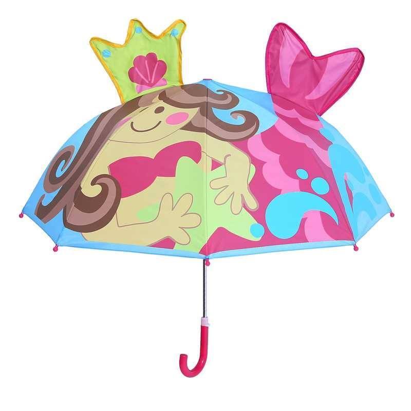 3D Kids Princess Umbrella Children's Character Umbrella with Fashion design with Ears