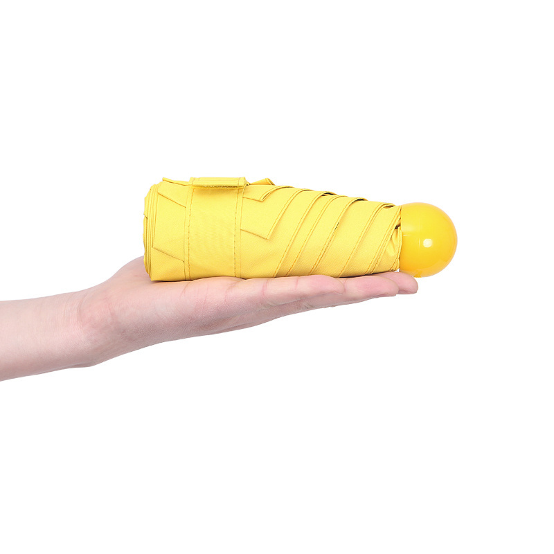 Umbrella capsule yellow pill umbrella new models nice design 5fold